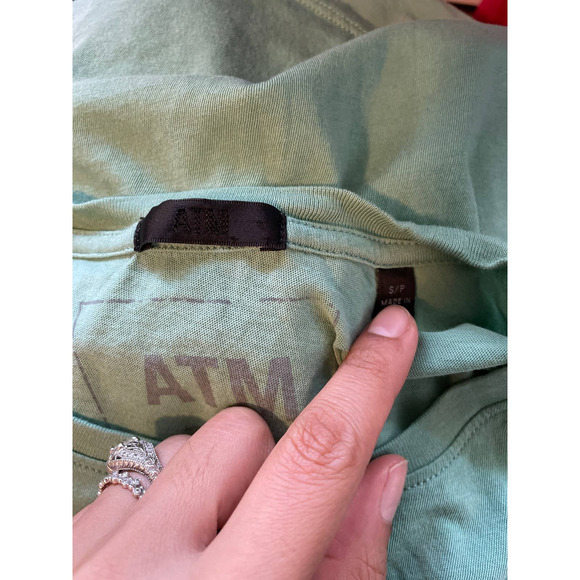 ATM Anthony Thomas Melillo Vintage Jersey Crew Neck Tee - Picture 4 of 5